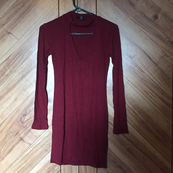 Forever 21 cutout bodycon ribbed dress - Picture 4 of 6